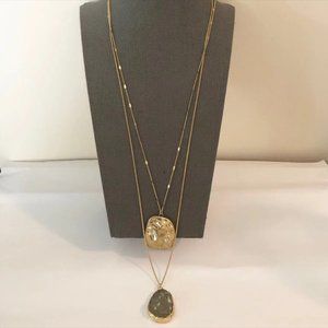 Lane Bryant 3-in-1 Long Golden Necklace NWOT
